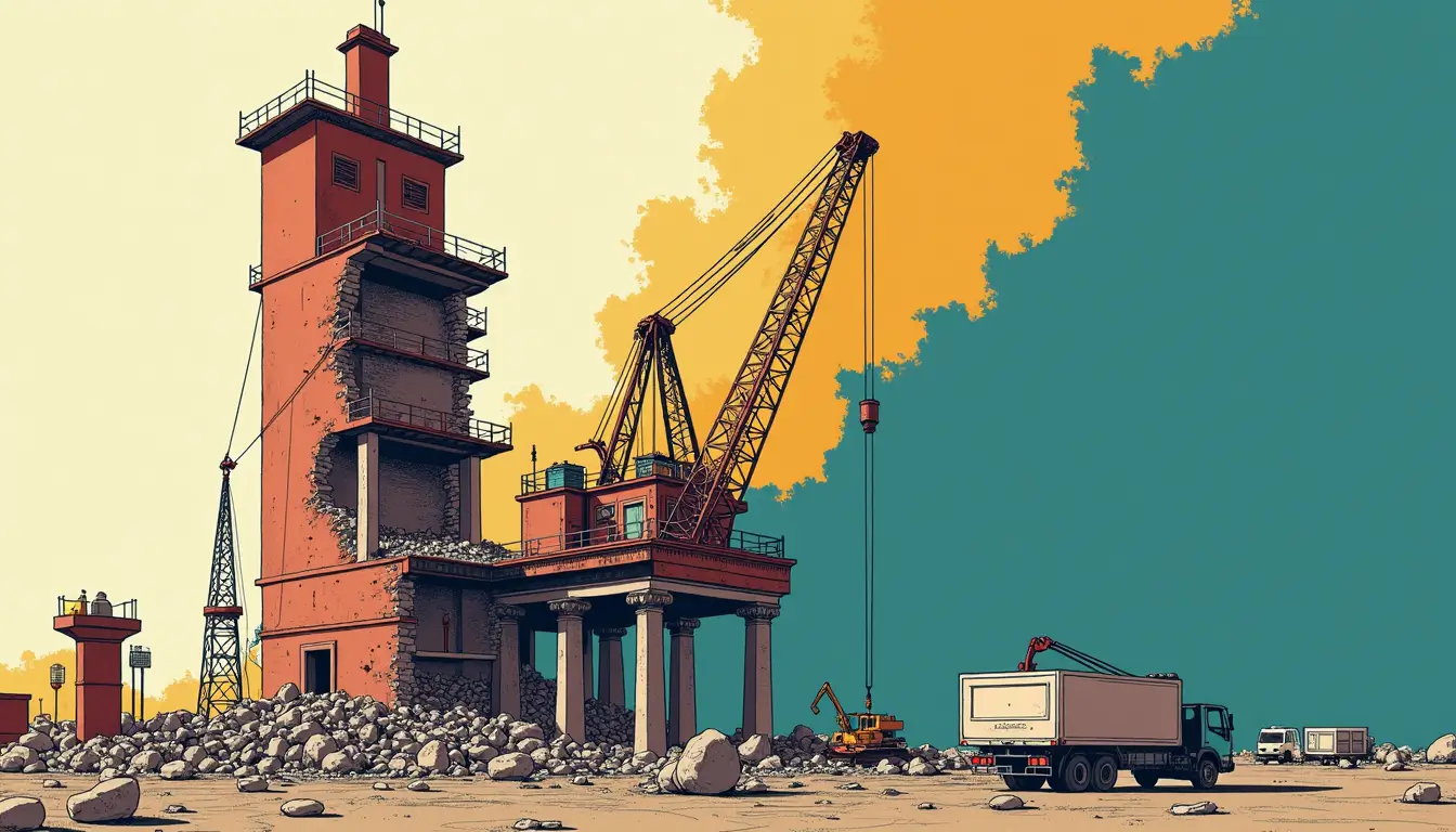 Illustration démantèlement des réformes