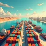 Port maritime moderne